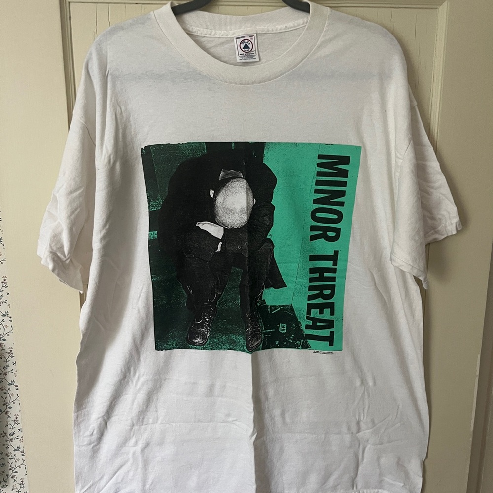 VTG Band Tee X Rock Punk Rock T Shirt 90s Minor Threat USA MINT RARE 1996